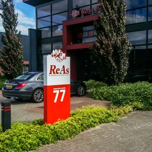 Reclamezuil, Twente, Vriezenveen, ReAs