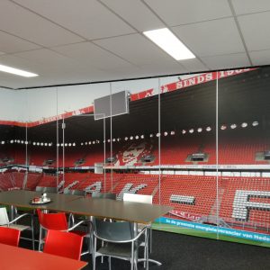 Wandvisual, Muurvisual, Geprint behang, FC, Twente, Full color