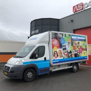 belettering, reclame bakwagen, reclame, sign, bakwagen, Enschede, Vriezenveen, Twente