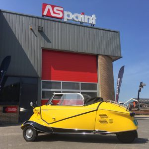 Spuiten, natlak, plamuren, Messerschmitt, auto, Vriezenveen, Twente