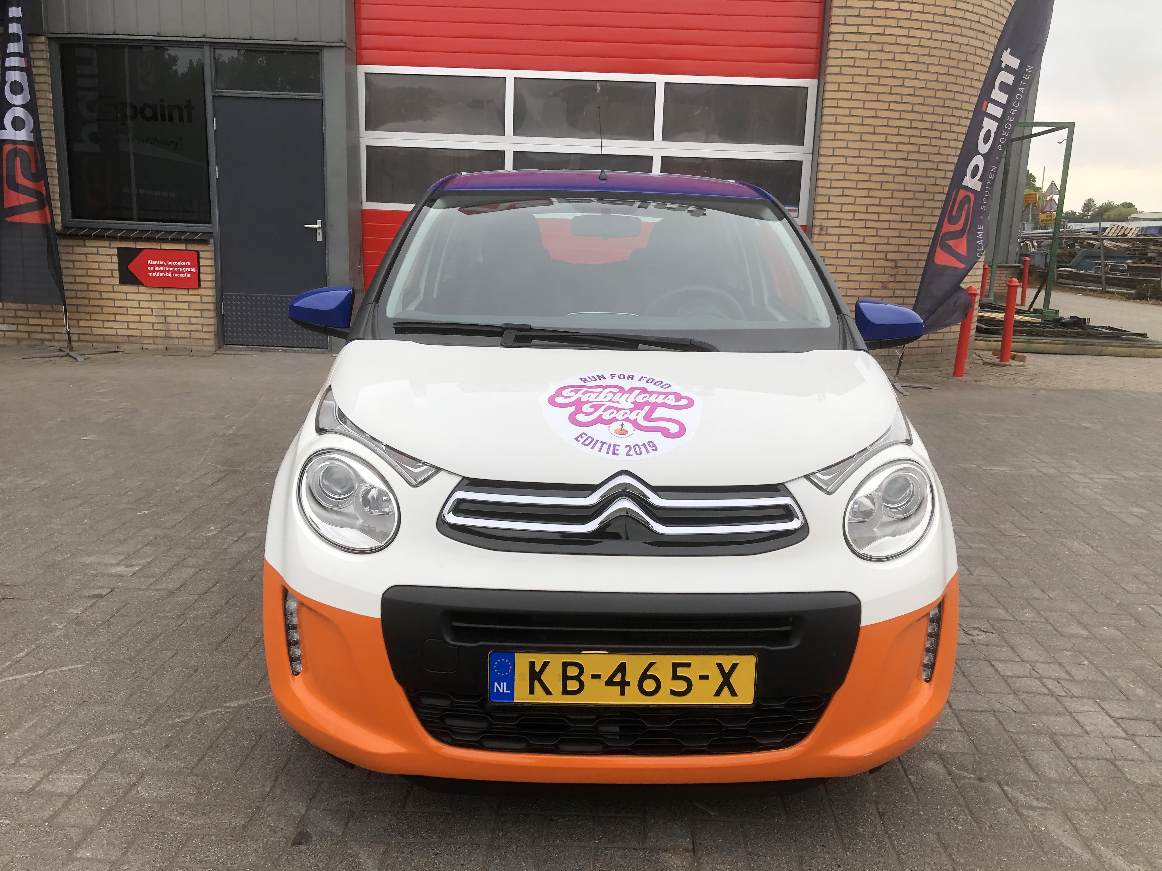 Autobelettering, carwrap, Rabobank, Citroën C1, reclame, sign, Twente