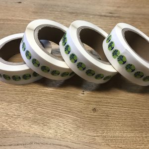 stickers op rol, stickers, zegels, reclame, sign, Vriezenveen, Twente