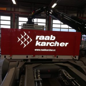 reclame, sign, belettering, reflective, folie, aanhanger, oplegger, vriezenveen, raab karcher, as paint