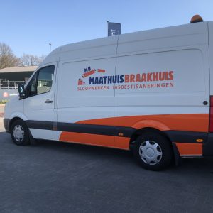 belettering, reclame, sign, autoreclame, huisstijl, Maathuis Braakhuis, AS Paint, Twente, AS Paint