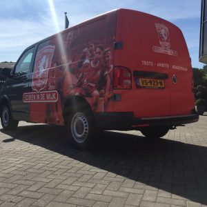 carwrap, carwrapfolie, belettering, stickers, folie, sign, reclame, Twente, FC Twente, AS Paint, Vriezenveen,