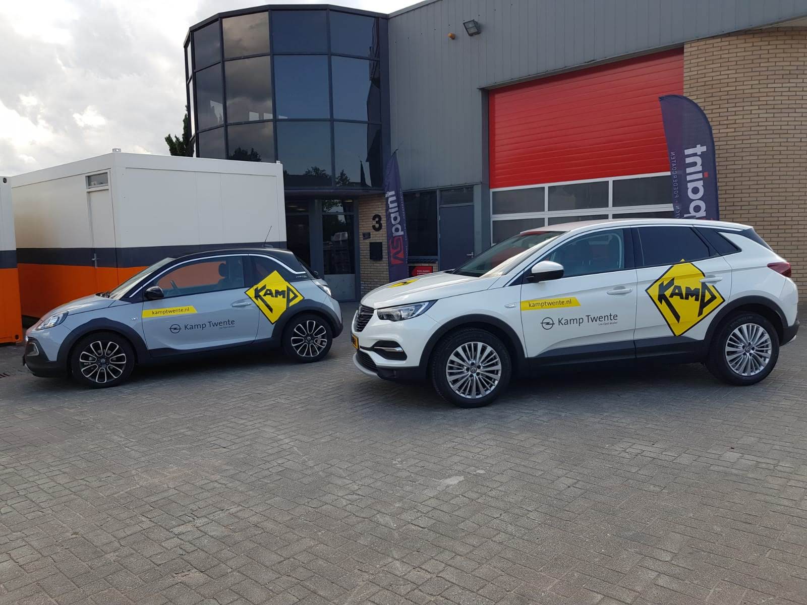 Autobelettering, reclame, sign, voertuig reclame, autobelettering, print, folie, Kamp Twente, Opel, Vriezenveen, Twente, Almelo, Hengelo