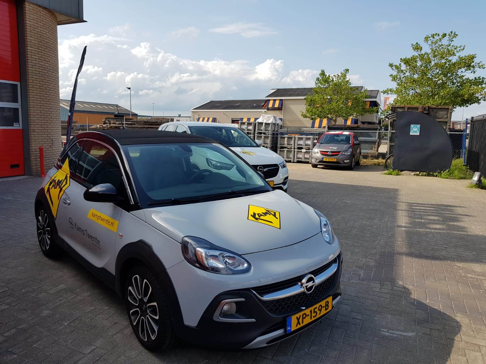 Autobelettering, reclame, sign, voertuig reclame, autobelettering, print, folie, Kamp Twente, Opel, Vriezenveen, Twente, Almelo, Hengelo