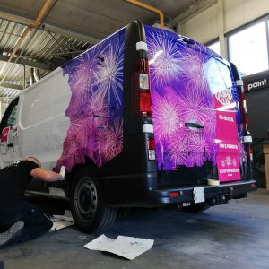 carwrap, belettering, autobelettering, stickers, Vriezenveen, Holten, AS Paint, Colorful Fireworks Events,