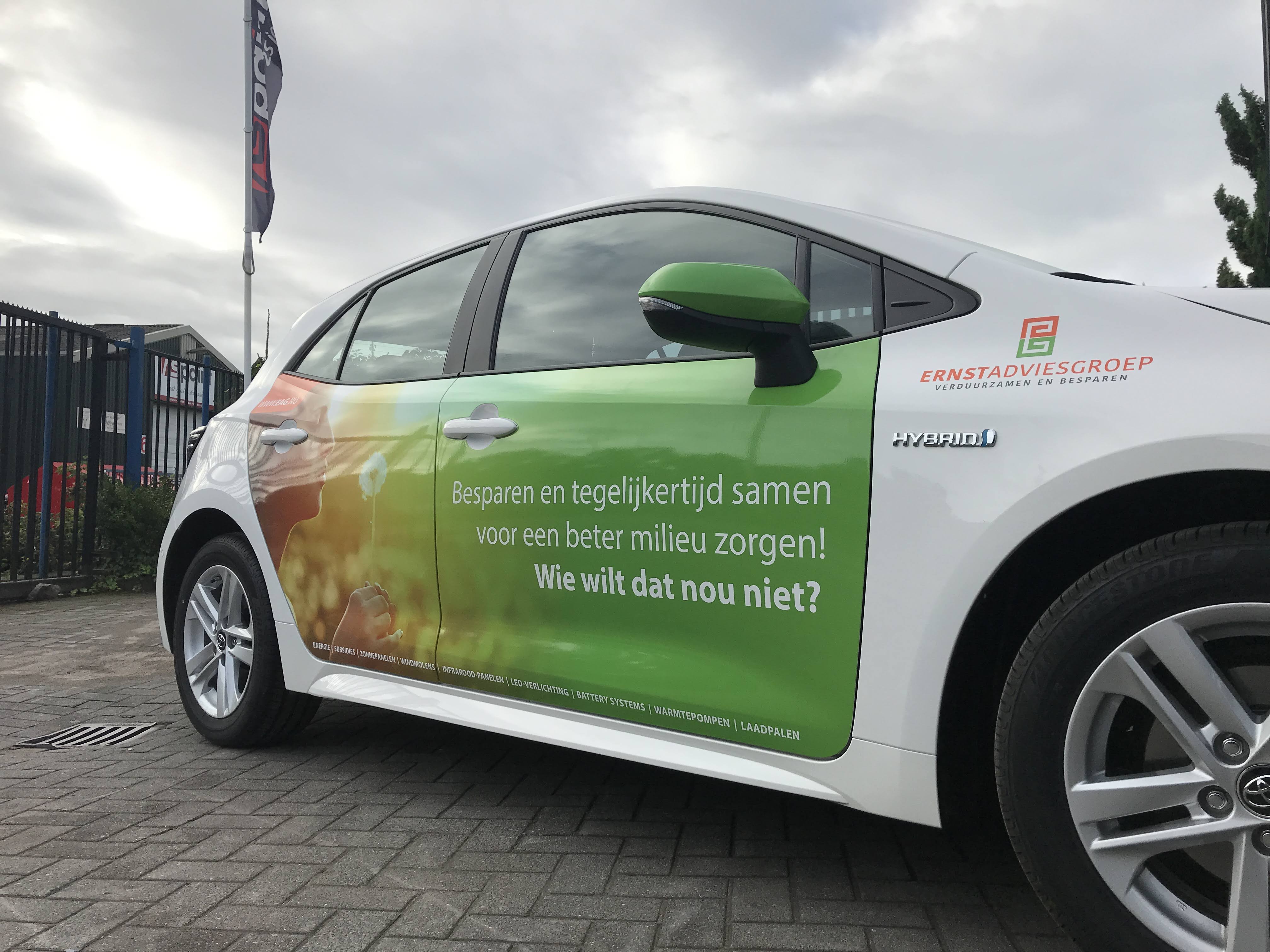 reclame, autoreclame, belettering, voertuigbelettering, bedrijfsreclame, sign, autobelettering, Twente, AS Paint, Ernst Adviesgroep, Nijverdal, Vriezenveen