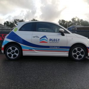 carwrap, belettering, reclame, autoreclame, autobelettering, AS Paint, Plegt bouwgroep, Vriezenveen