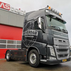 Beverdam. AS, AS Paint, Paint, Vriezenveen, Beletteren, Belettering, Volvo, Volvo FH, machinery, Beverdam Machinery