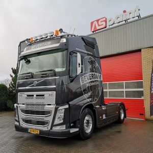 Beverdam. AS, AS Paint, Paint, Vriezenveen, Beletteren, Belettering, Volvo, Volvo FH, machinery, Beverdam Machinery