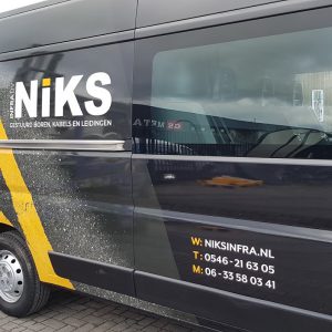 Niks Infra, Niks, Infra, Vriezenveen, AS, AS Paint, Carwrap, Vinyl, Sign, Citrën, Fleetmarking, Op Zicht,