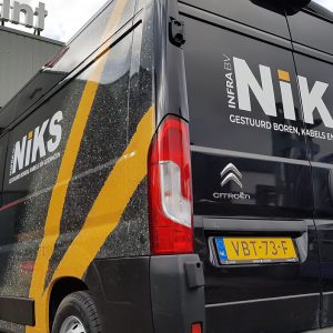 Niks Infra, Niks, Infra, Vriezenveen, AS, AS Paint, Carwrap, Vinyl, Sign, Citrën, Fleetmarking, Op Zicht,