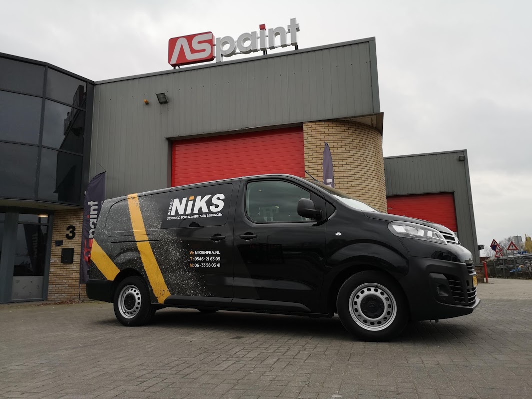 Niks Infra, Niks, Infra, Vriezenveen, AS, AS Paint, Carwrap, Vinyl, Sign, Citrën, Fleetmarking, Op Zicht,