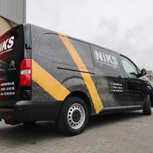 Niks Infra, Niks, Infra, Vriezenveen, AS, AS Paint, Carwrap, Vinyl, Sign, Citrën, Fleetmarking, Op Zicht,