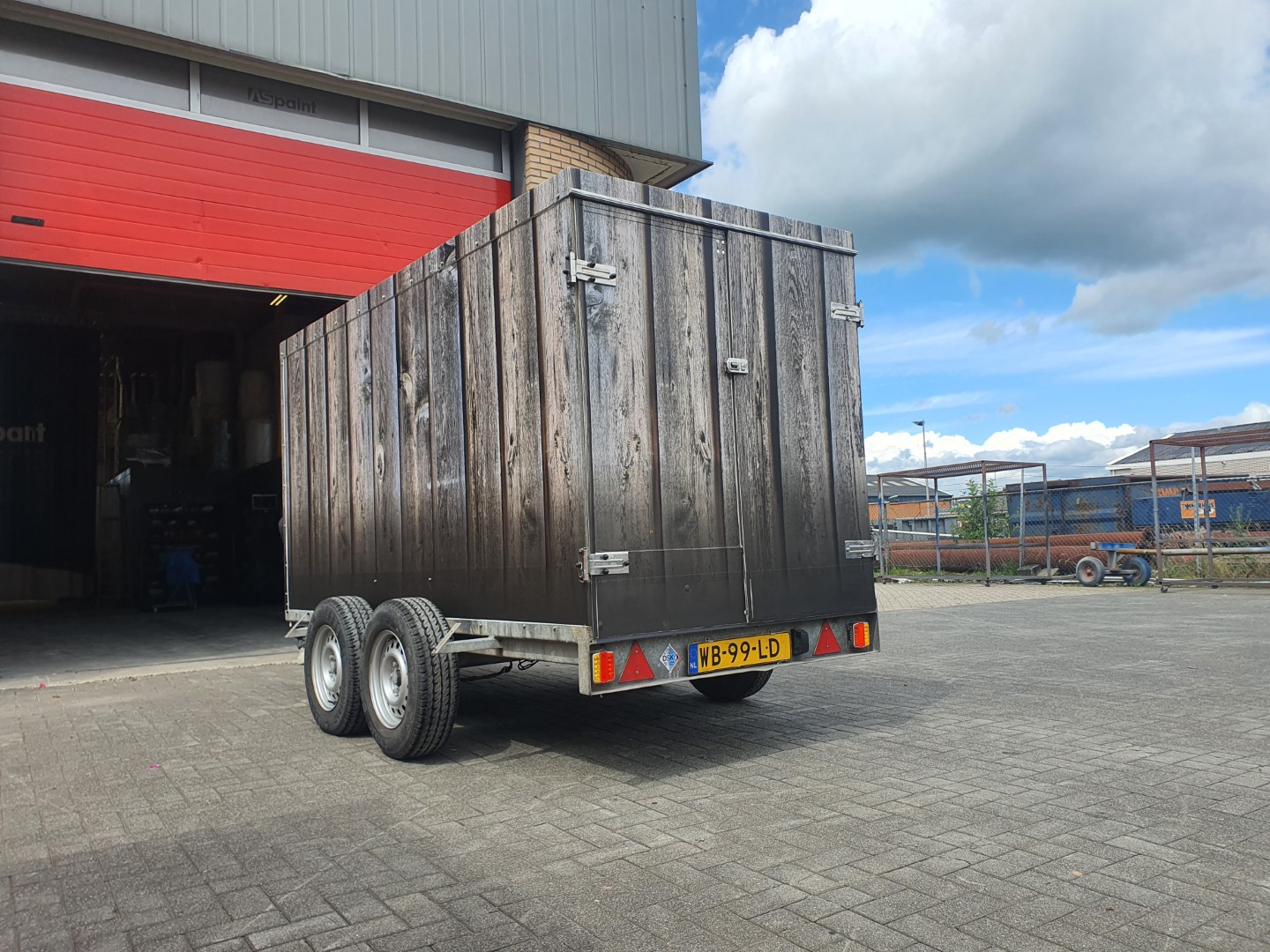 Bestickering aanhangwagen Van Raaij Evenementen Enschede