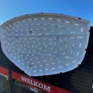 lichtbak, led-verlichting, spuiten, lichtreclame, enschede