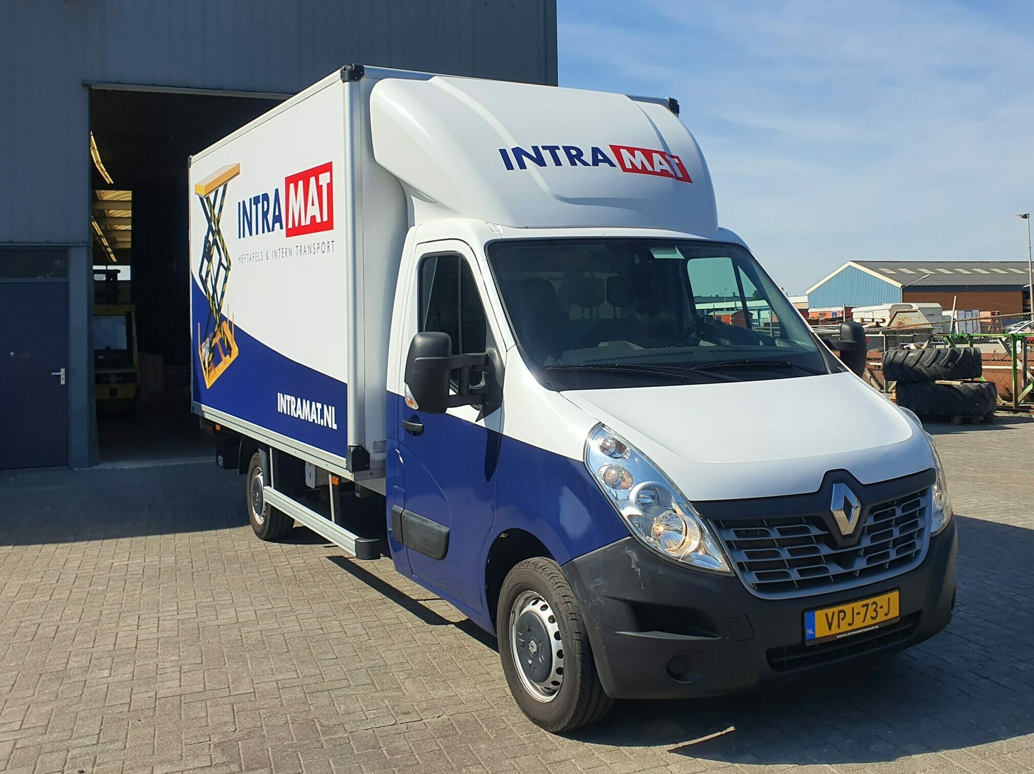 Intramat, Belettering, Bakwagen, Full color, Wrap, Carwrap, Vriezenveen, Almelo