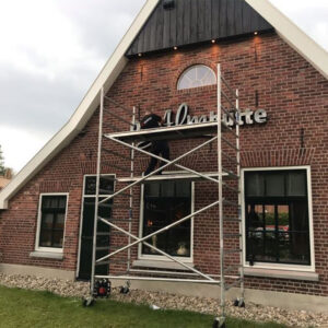 lichtreclame, Enschede, Twente, doosletters, lichtletters, verlichte letters, Vriezenveen